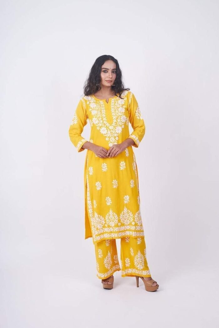Lucknow Coord Two Pis Suit Set - Image 2