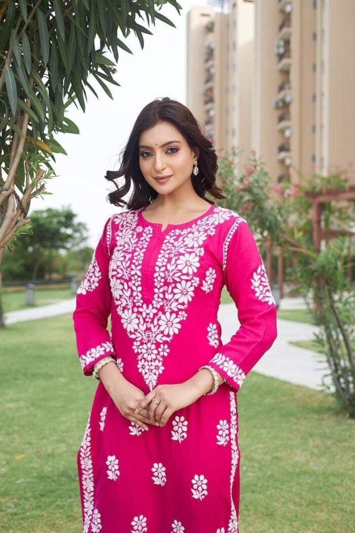 Lucknow Coord Two Pis Suit Set - Image 4