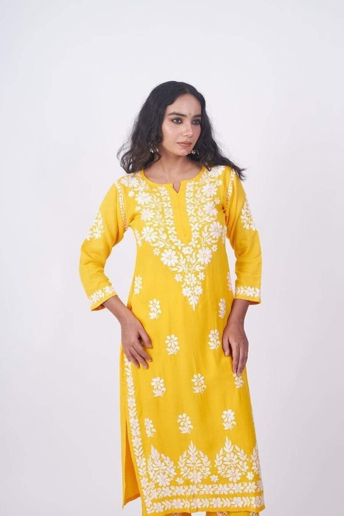 Lucknow Coord Two Pis Suit Set - Image 6