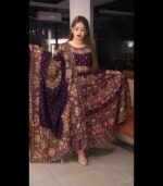 anarkali gown two piece