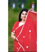 Geogette Embroiry Saree