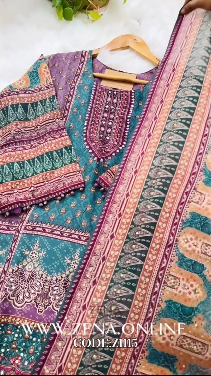 printed three piece