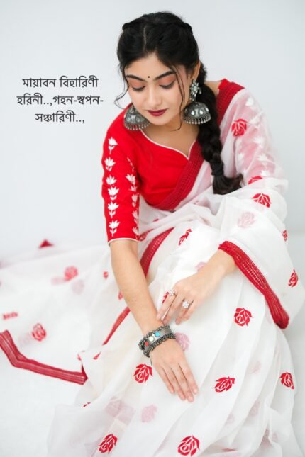 Printed saree