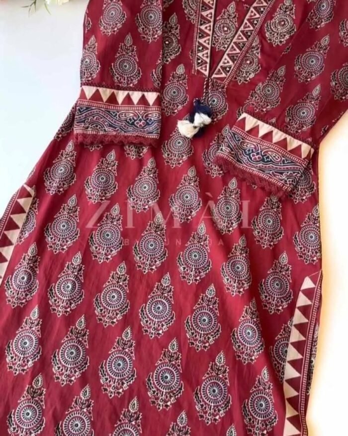 Printed three piece